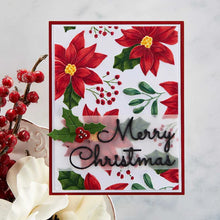 Load image into Gallery viewer, Spellbinders-Clear Stamp & Die Set-Many Merry Christmas Sentiments-CELEBRATE THE SEASON COLLECTION - Design Creative Bling