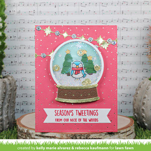 Lawn Fawn - winter birds - clear stamp set - Design Creative Bling