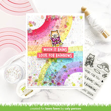 Load image into Gallery viewer, Lawn Fawn - corner rainbow stencils - lawn cuts - Design Creative Bling
