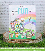 Load image into Gallery viewer, Lawn Fawn - wheely great day - clear stamp set - Design Creative Bling