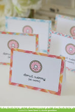 Load image into Gallery viewer, Lawn Fawn - donut worry - clear stamp set - Design Creative Bling