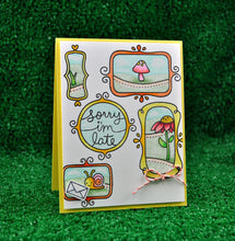 Cargar imagen en el visor de la galería, Lawn Fawn - flirty frames - clear stamp set - Design Creative Bling
