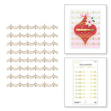 Load image into Gallery viewer, Spellbinders - Glimmer Hot Foil Plates - Glimmering Swag GLIMMER HOT FOIL PLATE FROM SEALED FOR THE HOLIDAYS COLLECTION - Design Creative Bling