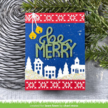 Load image into Gallery viewer, Lawn Fawn - nordic snowflake border - lawn cuts - Design Creative Bling
