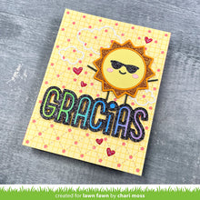 Load image into Gallery viewer, Lawn Fawn - quilted star backdrop lawn cuts - lawn cuts - Design Creative Bling