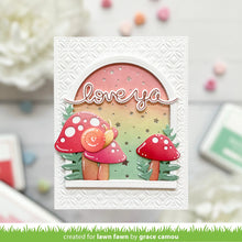 Carica l'immagine nel visualizzatore di Gallery, Lawn Fawn - happy mushrooms - lawn cuts - Design Creative Bling