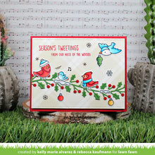 Load image into Gallery viewer, Lawn Fawn -  holly leaves border - lawn cuts - Design Creative Bling
