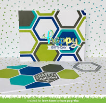 Carica l'immagine nel visualizzatore di Gallery, Lawn Fawn - honeycomb shaker gift tag - lawn cuts - Design Creative Bling