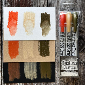 Ranger Ink - Tim Holtz - Distress Mica Crayons HALLOWEEN PEARL SET 5 - Design Creative Bling
