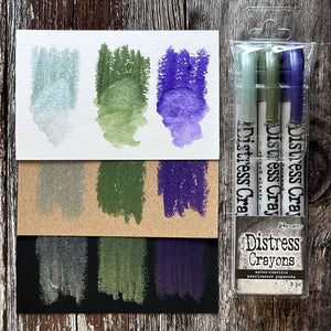 Ranger Ink - Tim Holtz - Distress Mica Crayons HALLOWEEN PEARL SET 6 - Design Creative Bling