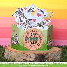 Load image into Gallery viewer, Lawn Fawn - just plane awesome sentiment trails - clear stamp set - Design Creative Bling