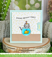 Charger l'image dans la galerie, Lawn Fawn - keep on swimming add-on - clear stamp set - Design Creative Bling