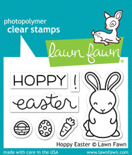 Load image into Gallery viewer, Lawn Fawn - hoppy easter - clear stamp set - Design Creative Bling