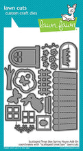 Load image into Gallery viewer, Lawn Fawn - scalloped treat box spring house add-on -lawn cuts - Design Creative Bling