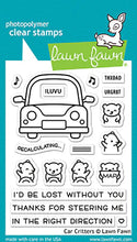Cargar imagen en el visor de la galería, Lawn Fawn -car critters- Clear photopolymer Stamps - Design Creative Bling