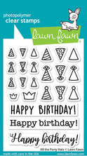 Carica l'immagine nel visualizzatore di Gallery, Lawn Fawn - all the party hats - clear stamp set - Design Creative Bling
