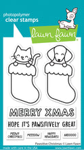 Load image into Gallery viewer, Lawn Fawn - pawsitive christmas clear stamp set - Design Creative Bling