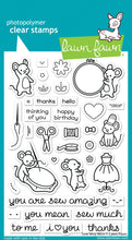 Cargar imagen en el visor de la galería, Lawn Fawn - sew very mice - clear stamp set - Design Creative Bling