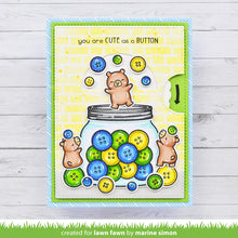 Load image into Gallery viewer, Lawn Fawn - how you bean? buttons add-on - clear stamp set - Design Creative Bling