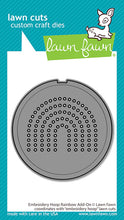 Load image into Gallery viewer, Lawn Fawn - embroidery hoop rainbow add-on - Lawn Cuts - Dies - Design Creative Bling