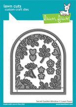 Carica l'immagine nel visualizzatore di Gallery, Lawn Fawn - secret garden window - Lawn Cuts - Dies - Design Creative Bling