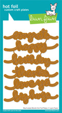 Load image into Gallery viewer, Lawn Fawn-big scripty words hot foil plates-hot foil - Design Creative Bling