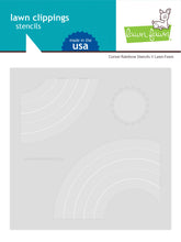 Lade das Bild in den Galerie-Viewer, Lawn Fawn - corner rainbow stencils - lawn cuts - Design Creative Bling