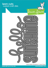 Charger l'image dans la galerie, Lawn Fawn - giant hello sunshine - Lawn Cuts - Dies - Design Creative Bling