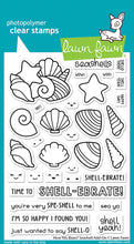 Load image into Gallery viewer, Lawn Fawn - how you bean? seashell add-on - clear stamp set - Design Creative Bling