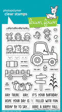 Load image into Gallery viewer, Lawn Fawn - Hay There, Hayrides! - clear stamp set - Design Creative Bling