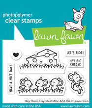 Charger l'image dans la galerie, Lawn Fawn - Hay There, Hayrides! mice add-on - clear stamp set - Design Creative Bling