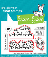 Load image into Gallery viewer, Lawn Fawn - hay there, hayrides! mice add-on - lawn cuts - Design Creative Bling

