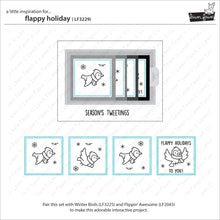 Charger l'image dans la galerie, Lawn Fawn - flappy holiday - clear stamp set - Design Creative Bling