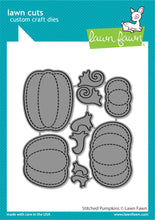Load image into Gallery viewer, Lawn Fawn - stitched pumpkins - lawn cuts - Design Creative Bling