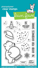 Carica l'immagine nel visualizzatore di Gallery, Lawn Fawn - little snow globe: bear - clear stamp set - Design Creative Bling