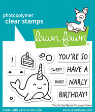 Cargar imagen en el visor de la galería, Lawn Fawn-Clear Stamps-you're so narly - Design Creative Bling