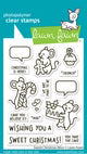 Load image into Gallery viewer, Lawn Fawn - Clear Acrylic Stamps - sweet christmas mice - Design Creative Bling