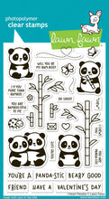 Cargar imagen en el visor de la galería, Lawn Fawn - Clear Photopolymer Stamps - i heart pandas - Design Creative Bling