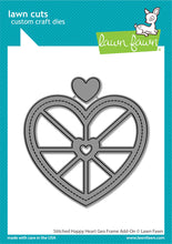 Lade das Bild in den Galerie-Viewer, Lawn Fawn-stand alone die-stitched happy heart geo frame add-on - Design Creative Bling