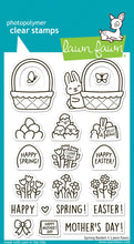 Cargar imagen en el visor de la galería, Lawn Fawn - Clear photopolymer Stamps - spring basket - Design Creative Bling