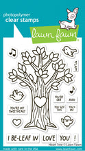 Load image into Gallery viewer, Lawn Fawn - Clear photopolymer Stamps - heart tree - Design Creative Bling