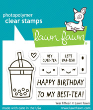 Load image into Gallery viewer, Lawn Fawn - year fifteen - clear stamp set - Design Creative Bling