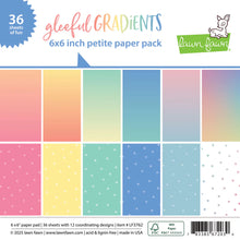 Load image into Gallery viewer, Lawn Fawn-gleeful gradients petite paper pack 6x6 - Design Creative Bling