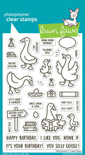 Cargar imagen en el visor de la galería, Lawn Fawn - silly goose! - clear stamp set - Design Creative Bling