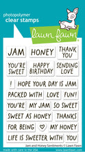 Lade das Bild in den Galerie-Viewer, Lawn Fawn-Clear Stamps- jam and honey sentiments