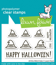 Load image into Gallery viewer, Lawn Fawn-Clear Stamps- all the witch hats