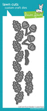 Carica l'immagine nel visualizzatore di Gallery, Lawn Fawn -leaf and acorn border- lawn cuts