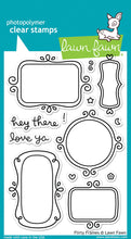 Cargar imagen en el visor de la galería, Lawn Fawn - flirty frames - clear stamp set - Design Creative Bling