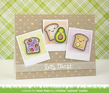 Load image into Gallery viewer, Lawn Fawn - polka heart backdrop: landscape - Lawn Cuts - Dies - Design Creative Bling