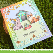 Cargar imagen en el visor de la galería, Lawn Fawn - yappy birthday - clear stamp set - Design Creative Bling
